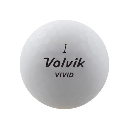 Volvik Vivid Rainbow Pack white matte golf ball