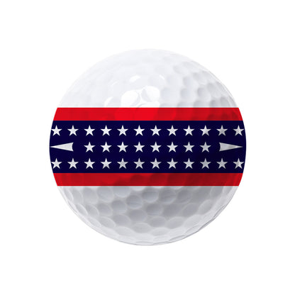 Volvik Vista3 USA Patriot Golf Balls – 1 Dozen detail