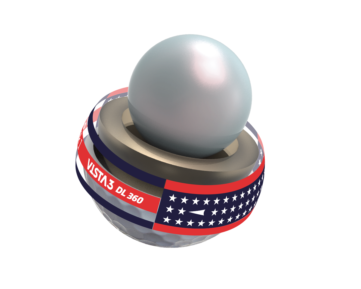 Volvik Vista3 USA Patriot Edition core feature illustration