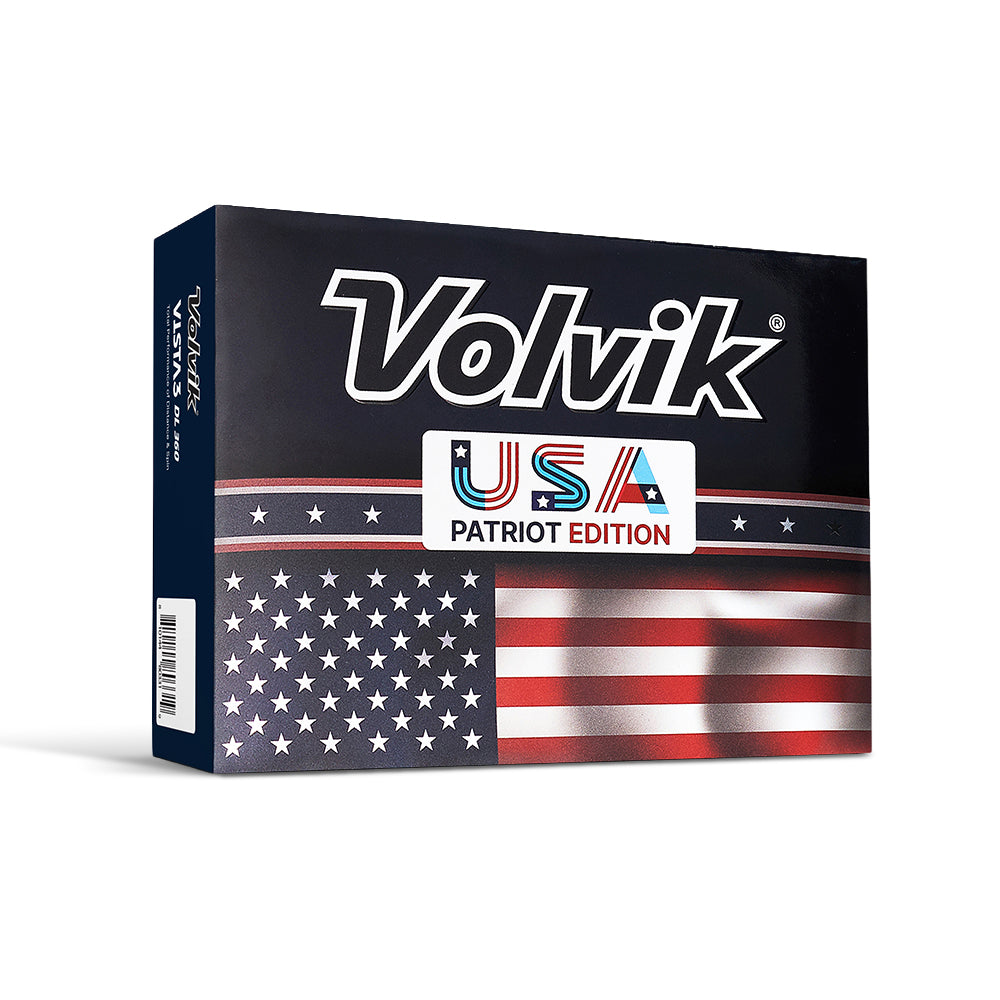 Volvik Vista3 USA Patriot Edition one-dozen packaging