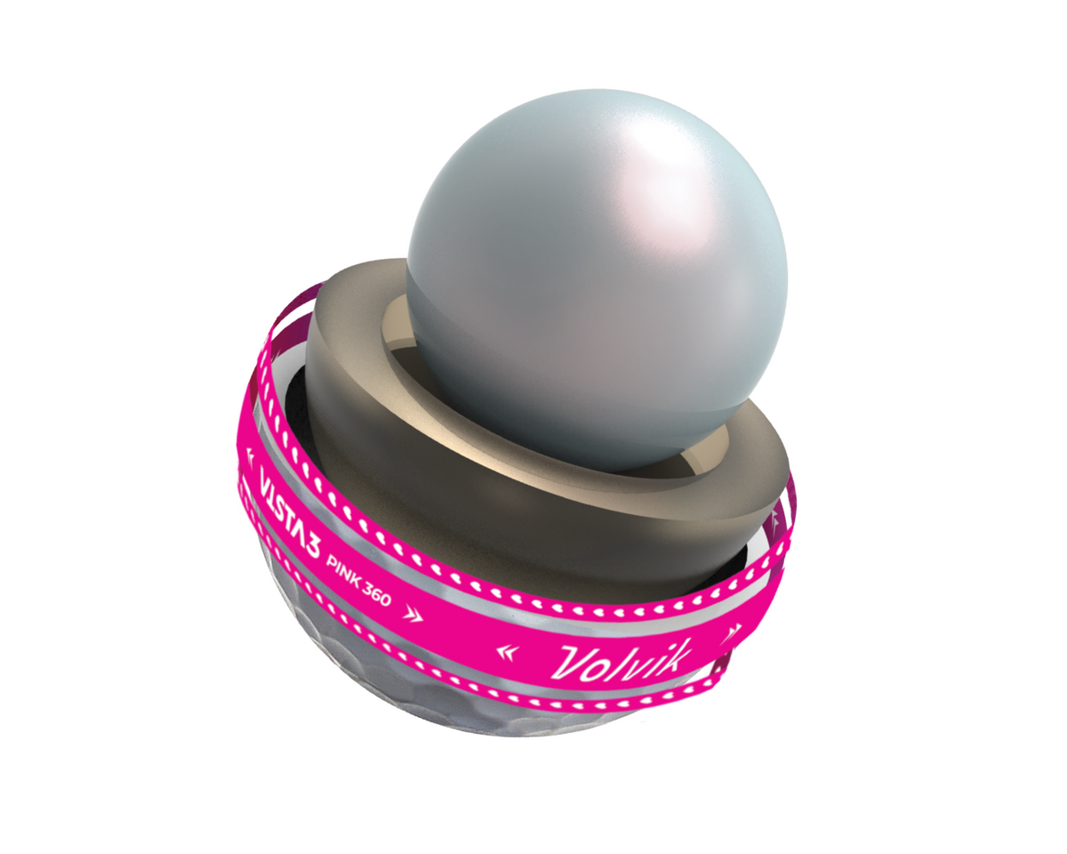 Volvik BCRF Vista3 Pink 360 core feature illustration