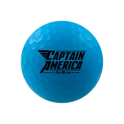 Volvik Marvel Captain America Sam Wilson Vivid Soft individual golf ball view 2