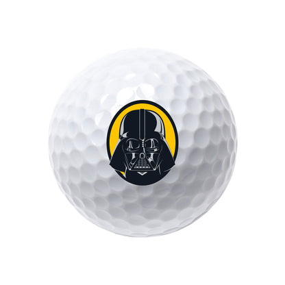 Volvik Star Wars Dark Side individual white Power Soft golf ball design 1