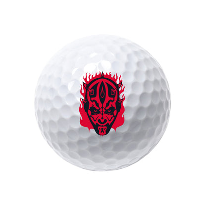 Volvik Star Wars Dark Side individual white Power Soft golf ball design 2