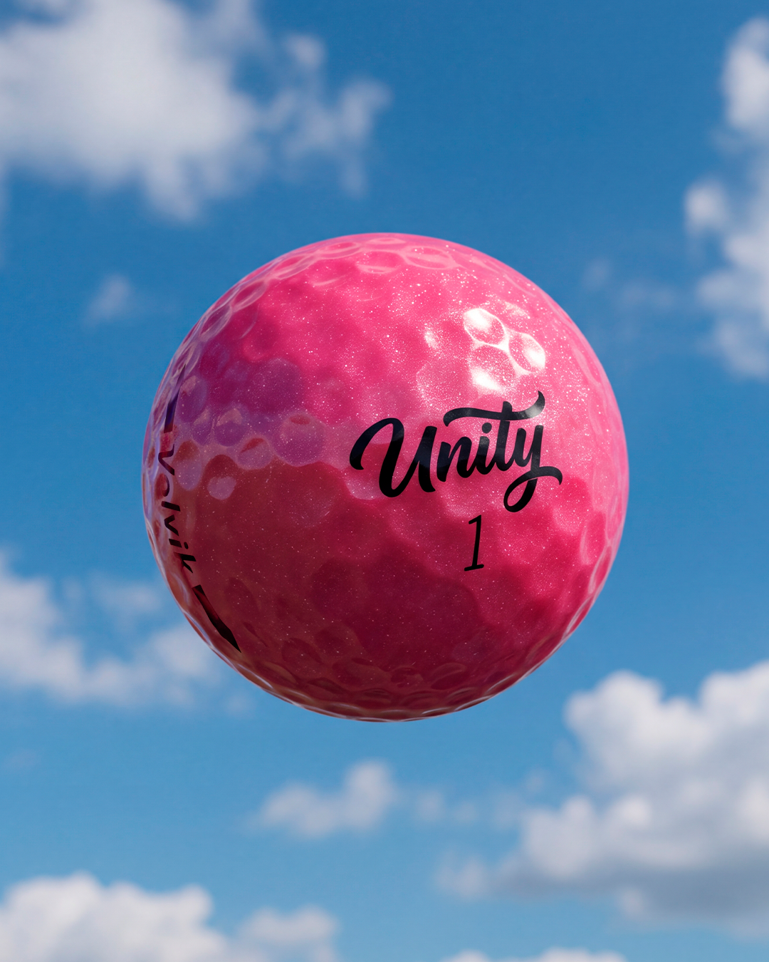 Volvik BCRF Unity Pink golf balls performance lifestyle image