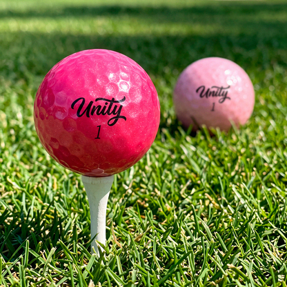 Volvik BCRF Unity Pink golf balls lifestyle product image