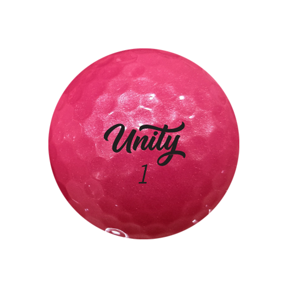 Volvik BCRF Unity magenta pink golf ball