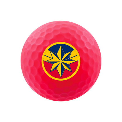Volvik Pink Captain Marvel Vimat golf ball