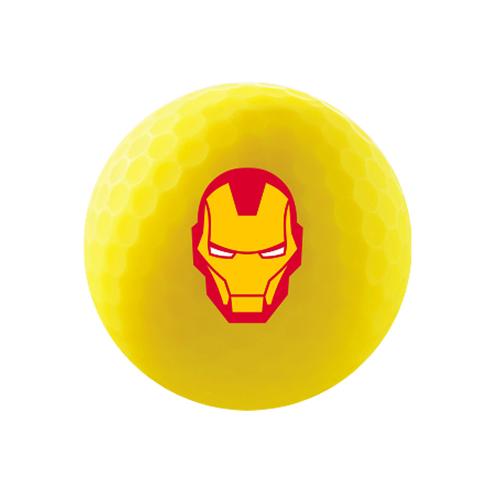 Volvik Yellow Iron Man Vimat golf ball