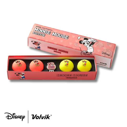 Volvik Disney Minnie Mouse Golf four golf balls with ball marker gift set