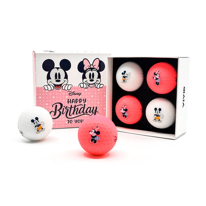 Volvik Disney Birthday Vivid four golf ball pack