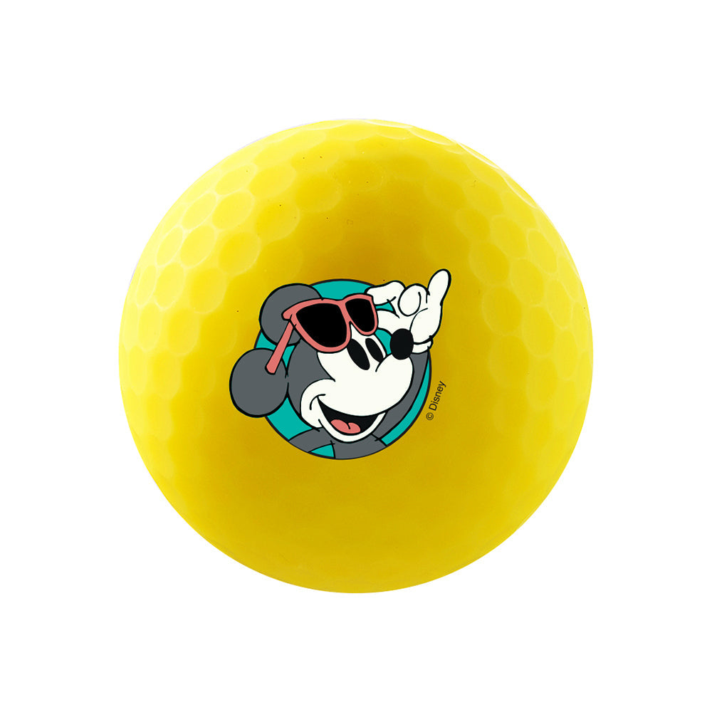 Volvik Disney Mickey and Minnie Sunny Smiles Vivid Soft six golf balls detail