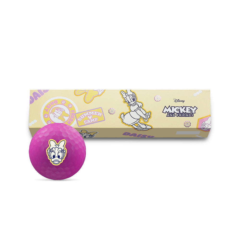 Volvik Disney Daisy Duck Vivid Soft four golf ball gift set 