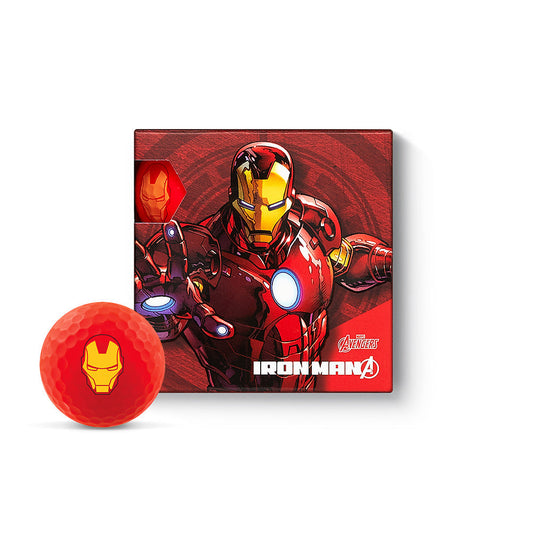 Volvik Vivid Soft Marvel Series - 4 Ball - Iron Man packaging