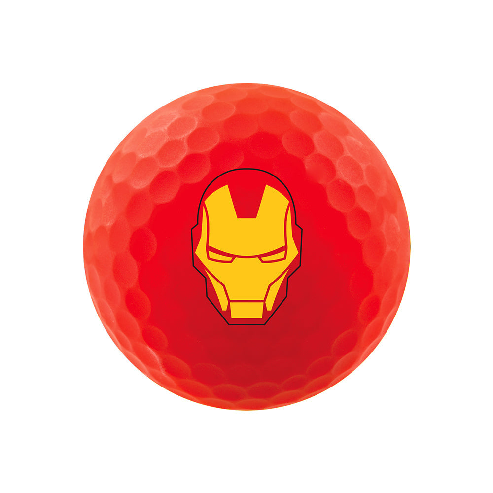 Volvik Vivid Soft Marvel Series - 4 Ball - Iron Man detail