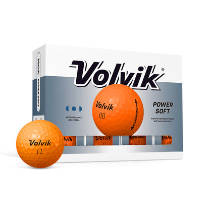 Volvik Power Soft Orange — ball and box