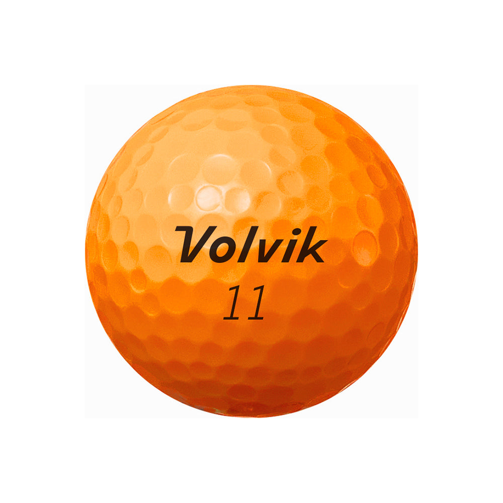 Volvik Power Soft Orange — ball logo
