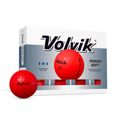 Volvik Power Soft Red — ball and box