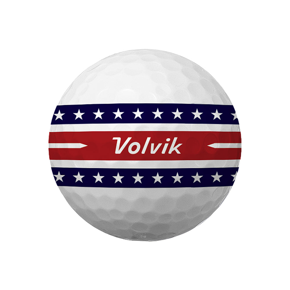 Volvik Power Soft USA Patriot Edition — ball logo