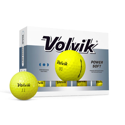 Volvik Power Soft Yellow — ball and box