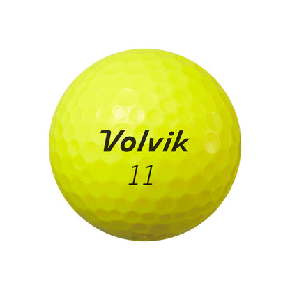 Volvik Power Soft Yellow — ball logo