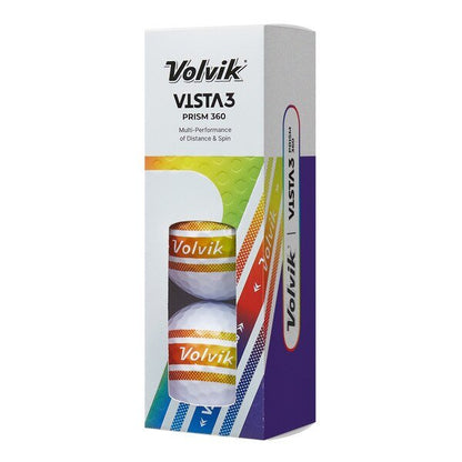 Volvik Vista3 Prism 360 Golf Balls – 1 Dozen - Club Rehab