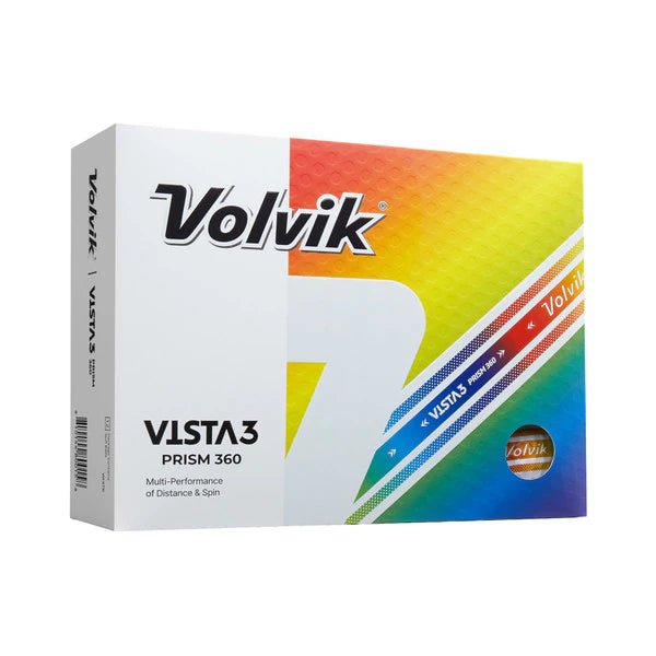 Volvik Vista3 Prism 360 Golf Balls – 1 Dozen - Club Rehab