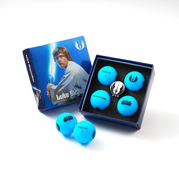 Volvik Vivid Soft Star Wars Luke Skywalker Golf Balls – 4 Ball Pack - Club Rehab