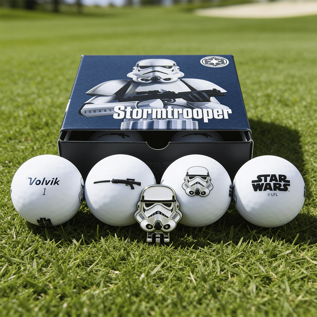 Volvik Vivid Soft Star Wars Stormtrooper Golf Balls – 4 Ball Pack - Club Rehab