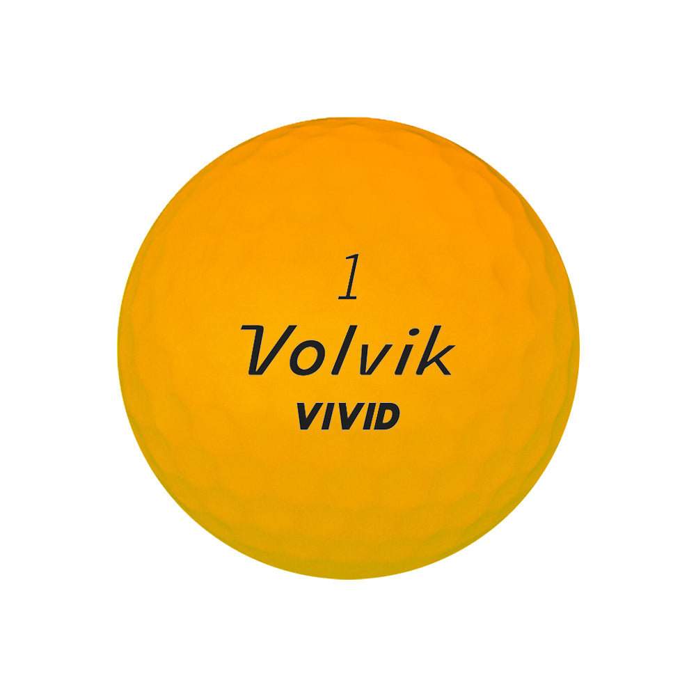 Volvik Vivid Twilight Starter Pack Orange — ball logo