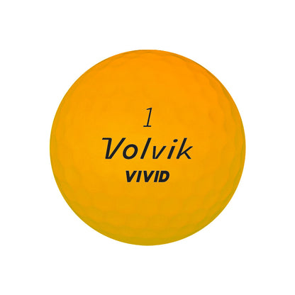 Volvik Vivid Twilight Starter Pack Orange — ball logo