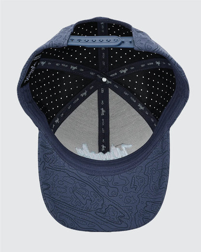 Waggle Low-Profile Snapback Hat - Loon Lake Topographic - Club Rehab