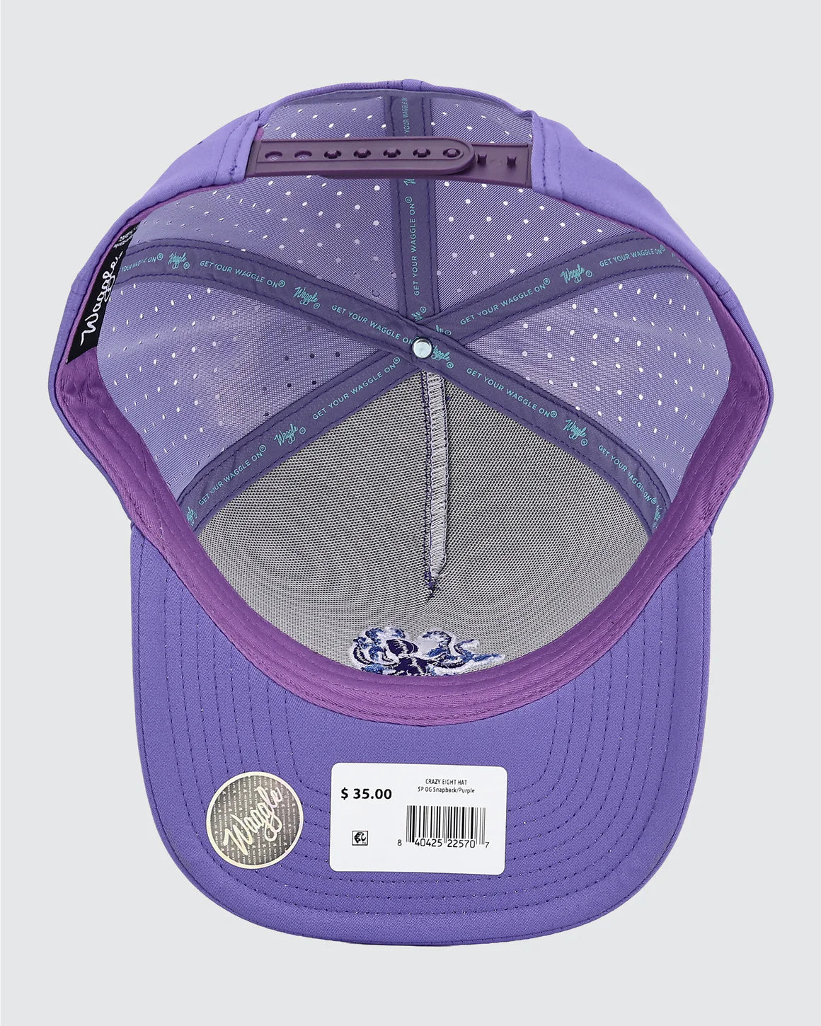 Waggle Original Snapback Hat - Crazy Eight - Club Rehab