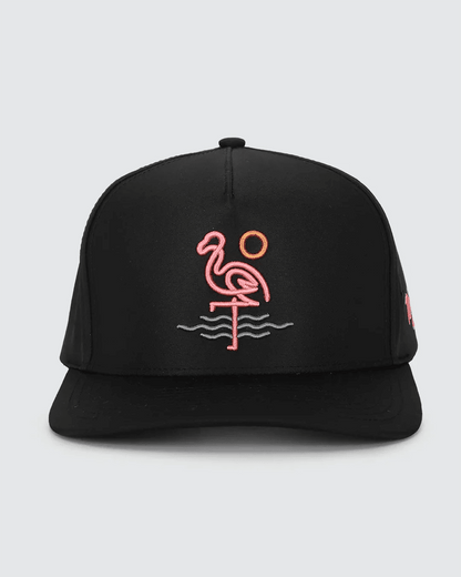 Waggle Original Snapback Hat - Flamingo Bay - Club Rehab