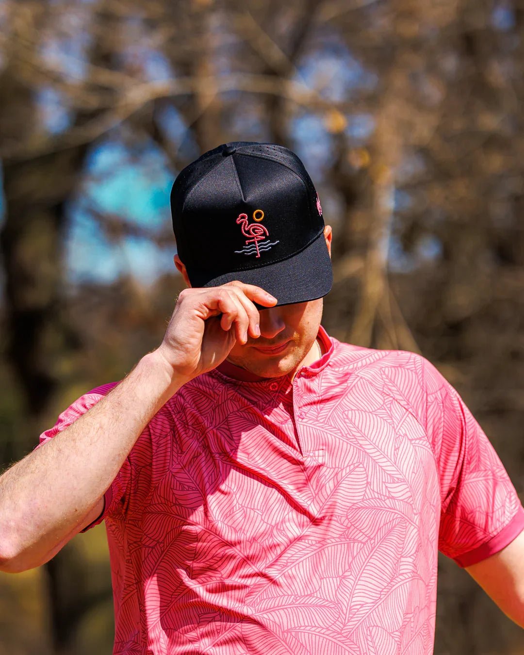 Waggle Original Snapback Hat - Flamingo Bay - Club Rehab