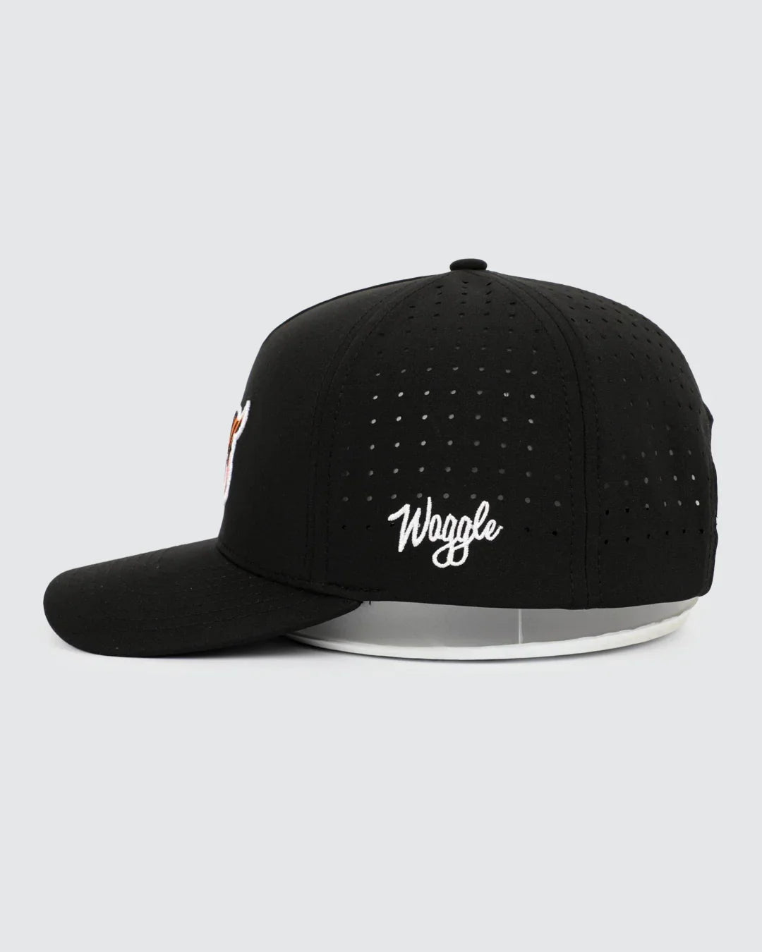 Waggle Original Snapback Hat - The GOAT (Black) - Club Rehab