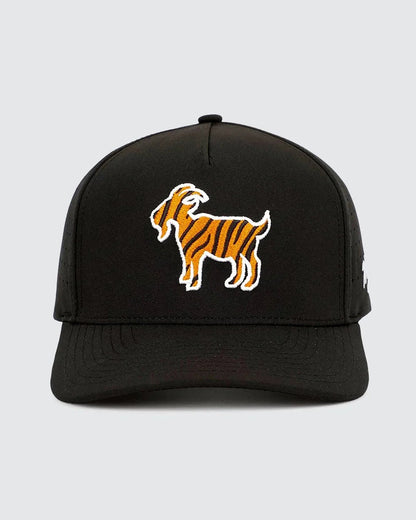 Waggle Original Snapback Hat - The GOAT (Black) - Club Rehab