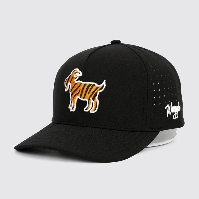 Waggle Original Snapback Hat - The GOAT (Black) - Club Rehab
