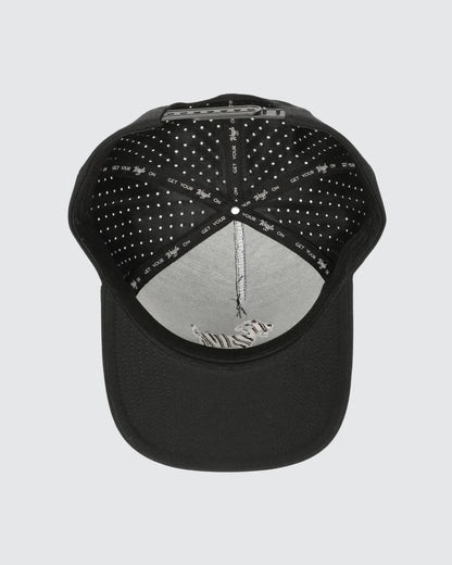 Waggle Original Snapback Hat - The GOAT (Black) - Club Rehab