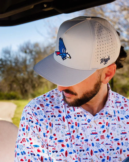Waggle Original Snapback Hat - The Patriot - Club Rehab