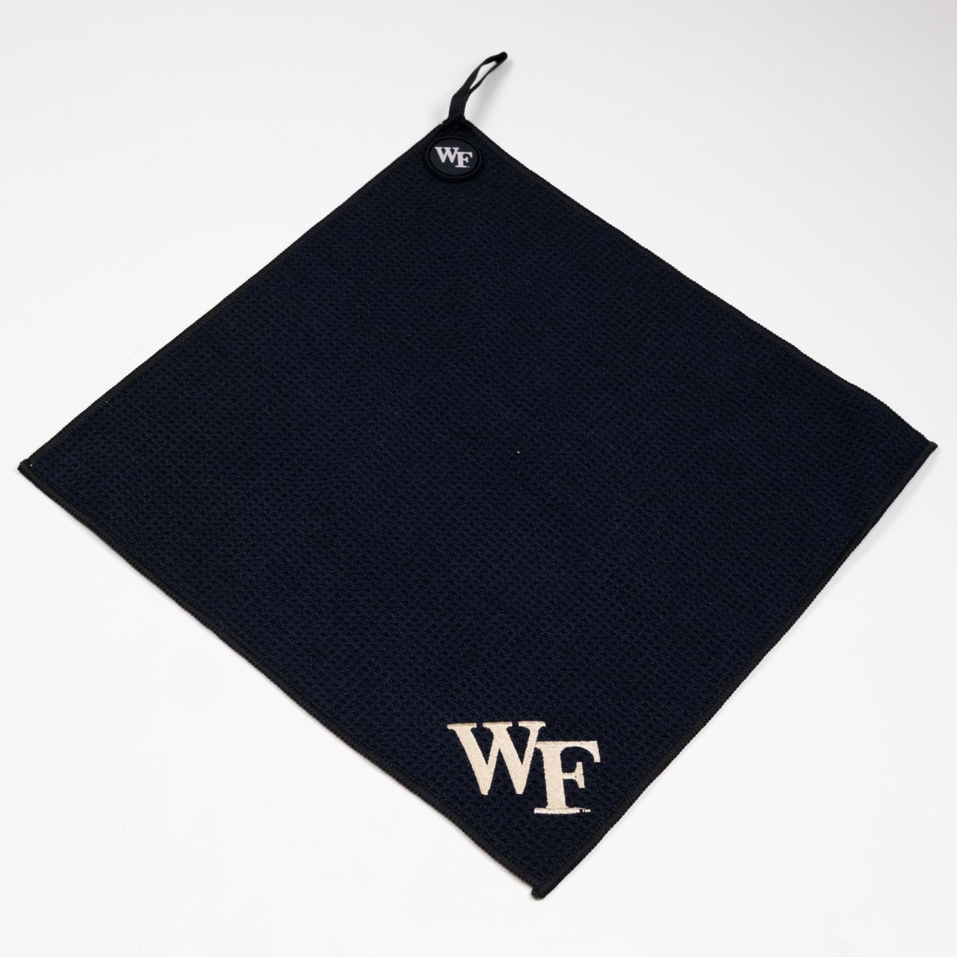 Wake Forest Demon Deacons NCAA Magnetic Embroidered Golf Towel – 15" x 15" - Club Rehab