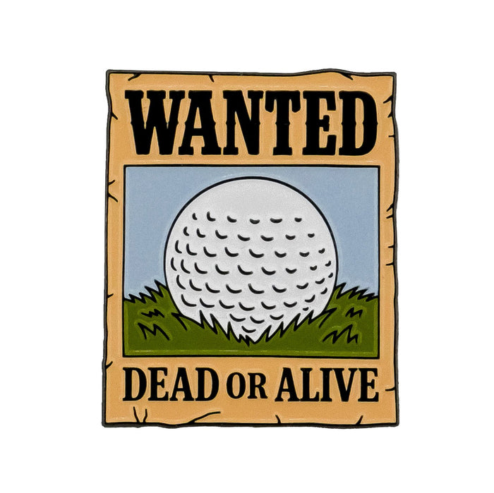 Wanted Poster Ball Marker - Club Rehab