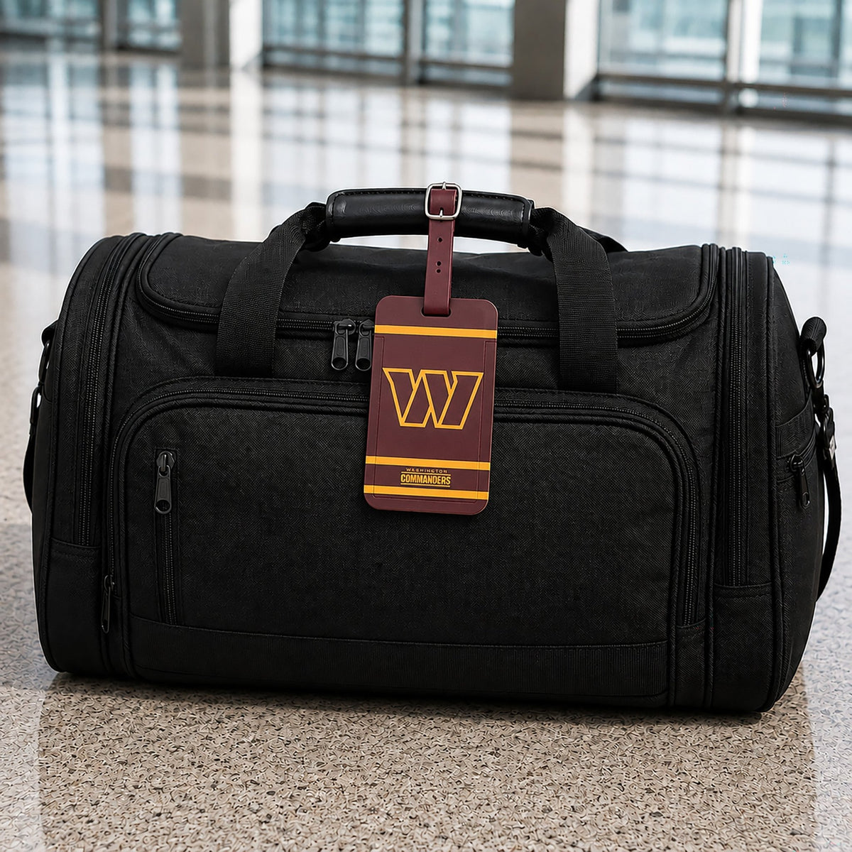 Washington Commanders plastic golf bag tag by Team Golf, product photo 5