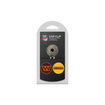 Washington Commanders Hat Clip with 2 Ball Markers