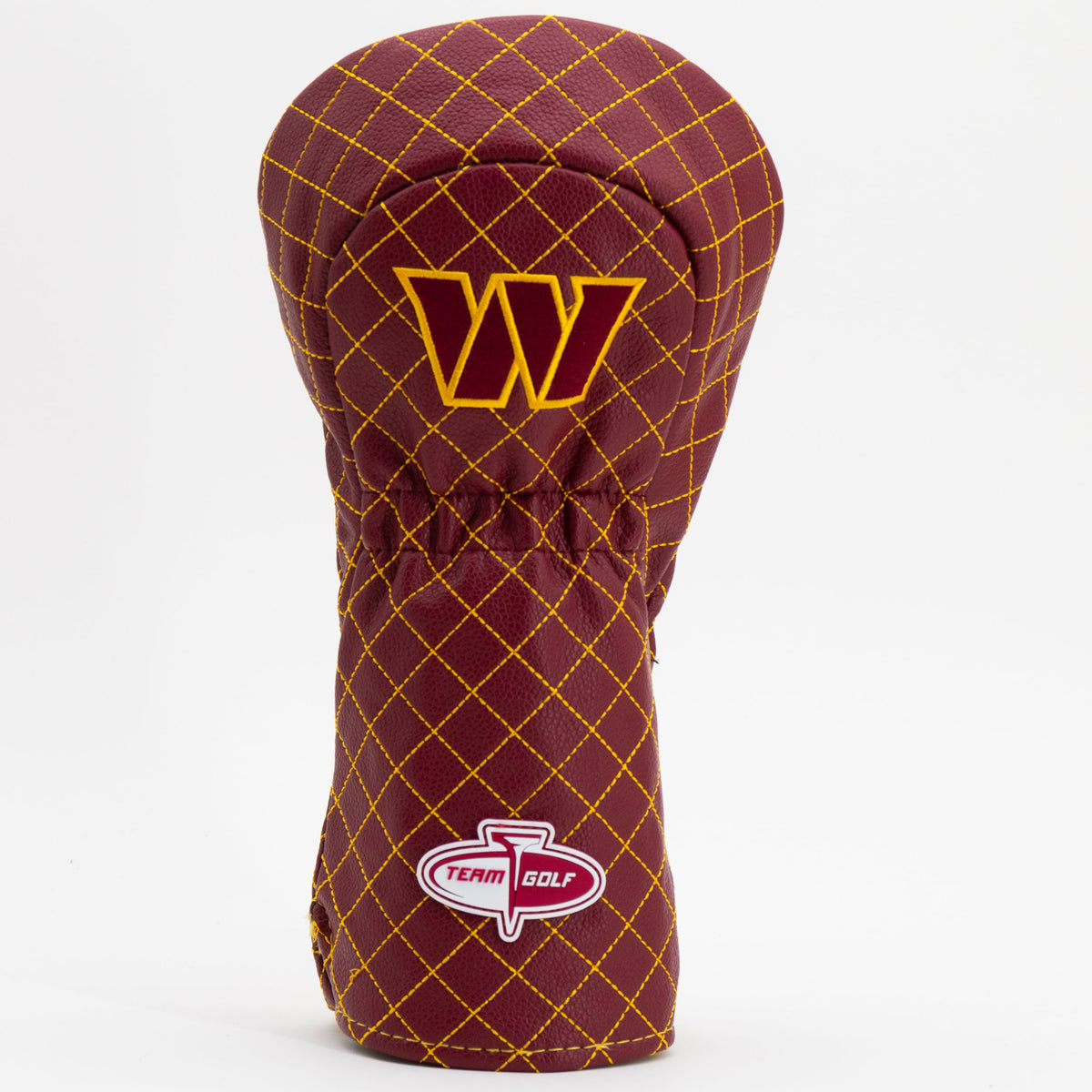 Washington Commanders Solid Driver quilted headcover, back view