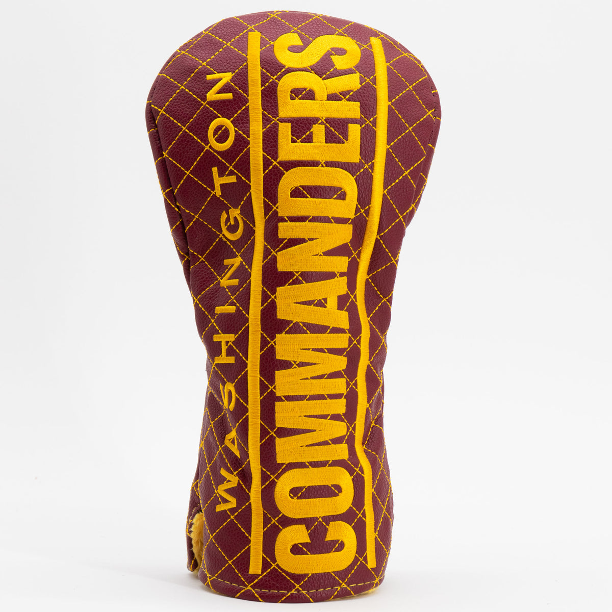 Washington Commanders Solid Driver quilted headcover, front view