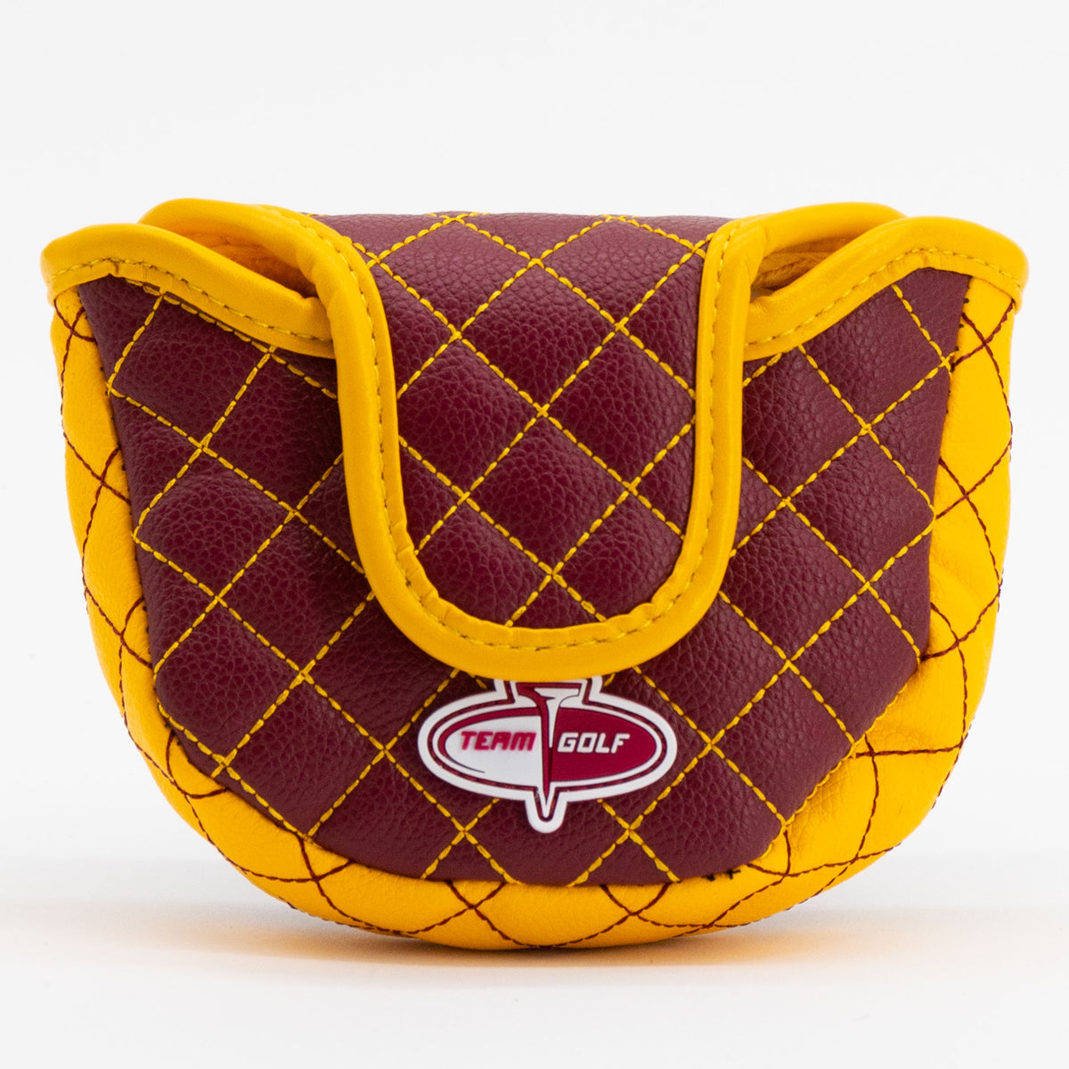 Washington Commanders Solid Mallet Putter quilted headcover, back view