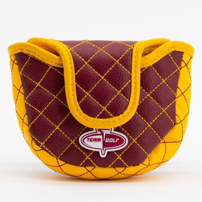 Washington Commanders Solid Mallet Putter quilted headcover, back view