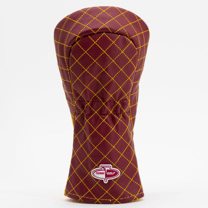 Washington Commanders Split Fairway quilted headcover, back view