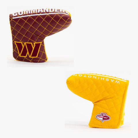 Washington Commanders Split Quilted Blade Putter Cover